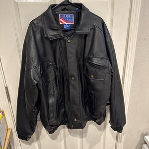 Ada Men's Black Bomber Jacket